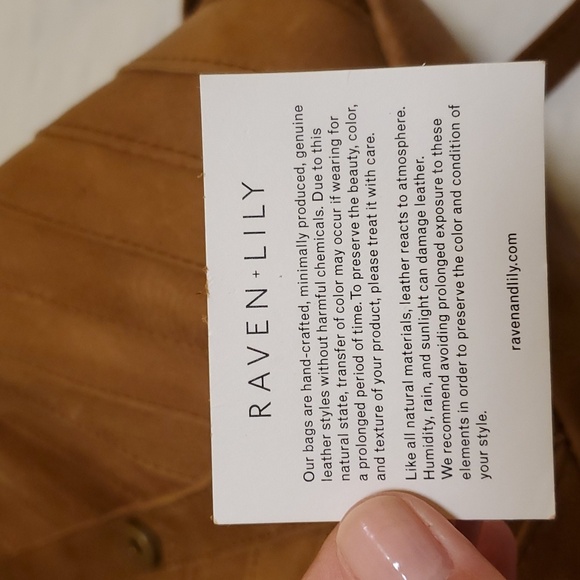 Magnolia brown leather backpack bought it at the Silos - Picture 11 of 12